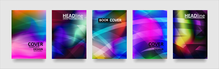 Obraz premium abstract wave background with gradient color. Applicable for design cover presentation invitation flyer annual report poster and business card desing packaging - Vector
