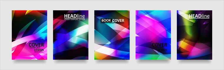 Obraz premium abstract wave background with gradient color. Applicable for design cover presentation invitation flyer annual report poster and business card desing packaging - Vector