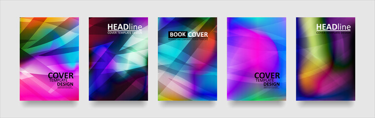 Fototapeta premium abstract wave background with gradient color. Applicable for design cover presentation invitation flyer annual report poster and business card desing packaging - Vector