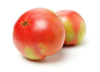 fresh tomato isolated on white background