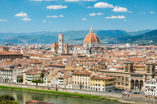 Florence skyline in summer, Tuscany, Italy