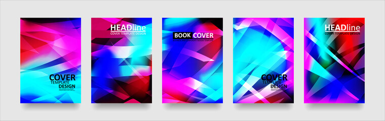 Fototapeta premium abstract wave background with gradient color. Applicable for design cover presentation invitation flyer annual report poster and business card desing packaging - Vector