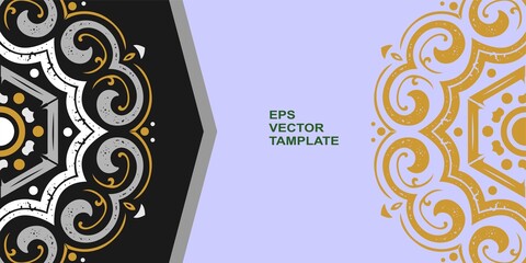 vector mandala design, for your various types of advertising needs, suitable for business card designs, banners, websites, etc.
high resolution EPS file format