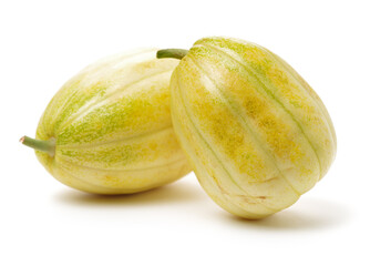 muskmelon on a white background