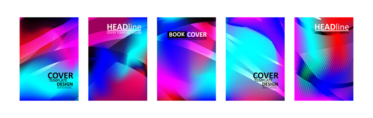 abstract wave background with gradient color. Applicable for design cover presentation invitation flyer annual report poster and business card desing packaging - Vector