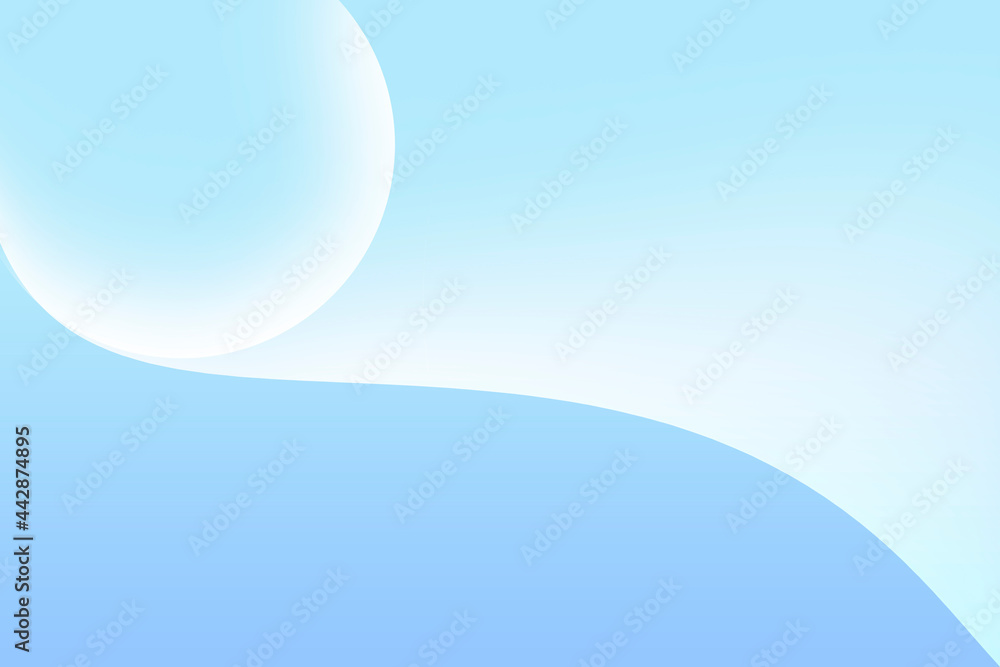 Poster abstract background blue futuristic graphic. blue background with curve circle and light.