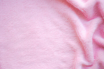 Pink fabric cotton background. display  abstract texture luxury cloth soft wave.  for well use text...