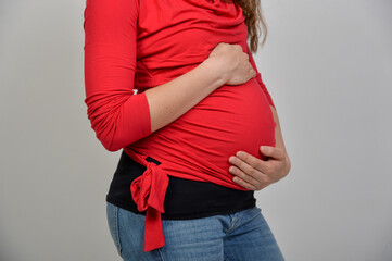 Frau werdende mama mutter familie baby babybauch schwangere schanger babybauch