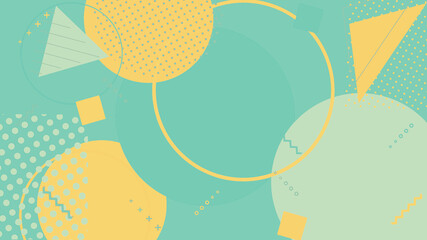 Abstract colorful geometric pattern graphic trendy background