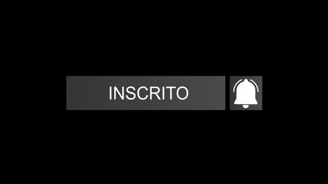 Subscribe Button in Portuguese Language With Alpha Channel Prores 4444.
