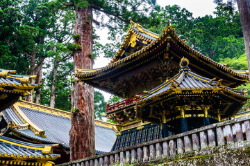 Naklejka premium The Temples and Shrines of Nikko, Japan.