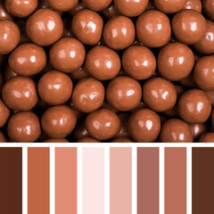 Chocolate sweets palette