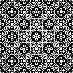 Seamless vector pattern in geometric ornamental style.