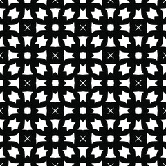Seamless vector pattern in geometric ornamental style. 