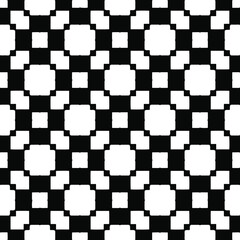 Seamless vector pattern in geometric ornamental style. 