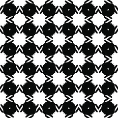 Seamless vector pattern in geometric ornamental style. 