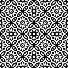 Seamless vector pattern in geometric ornamental style. 