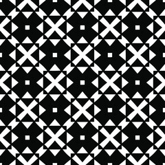 Seamless vector pattern in geometric ornamental style. 