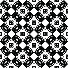 Seamless vector pattern in geometric ornamental style. 