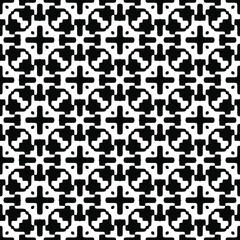 Fototapeta premium Seamless vector pattern in geometric ornamental style. 