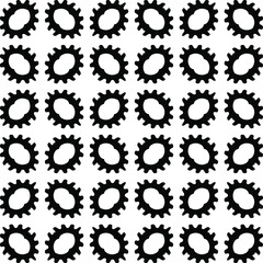 Seamless vector pattern in geometric ornamental style. 