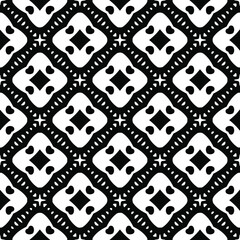 Seamless vector pattern in geometric ornamental style. 