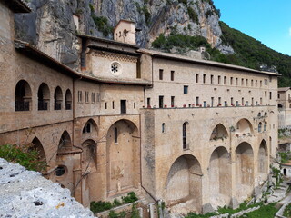 II Monastero di San Benedetto, Subiaco, Italia.