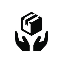 Handle with care icon