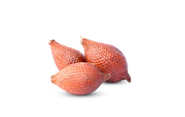 salak fruit,salacca zalacca isolated on white background