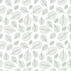 Healthy food vector seamless pattern. Hand drawn illustrations for for restaurant, bar, vegan, healthy and organic food, market, farmers market, cooking school, food truck, delivery service.