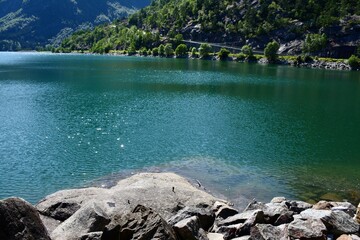 lake in the mountains
