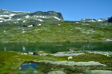 Fototapeta premium lake in the mountains