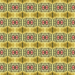 Colorful seamless portuguese ethnic tiles azulejos Ikat spanish tile pattern Italian majolica Mexican puebla talavera Moroccan,Turkish floor tiles Ethnic tile design Tiled texture for flooring.