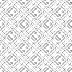 Vector geometric pattern. Repeating elements stylish background abstract ornament for wallpapers and 

backgrounds. Black and white colors 