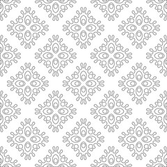 Vector geometric pattern. Repeating elements stylish background abstract ornament for wallpapers and 

backgrounds. Black and white colors 