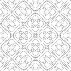 Vector geometric pattern. Repeating elements stylish background abstract ornament for wallpapers and 

backgrounds. Black and white colors 
