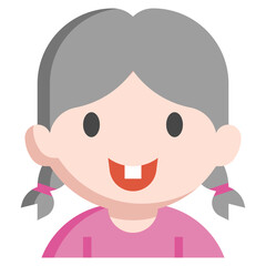 baby kid flat icon
