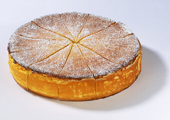 Kuchen, Käsekuchen Rosinen, ganz