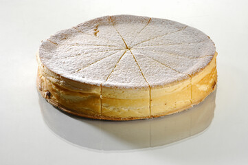 Kuchen, Käsekuchen Rosinen, ganz