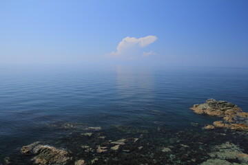 愛媛県　夕やけこやけラインから見た風景