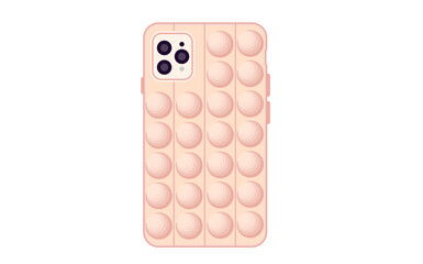 Phone case design. New trend.Antistress sensory 