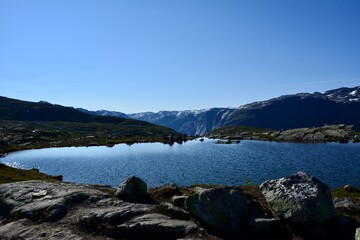 lake in the mountains