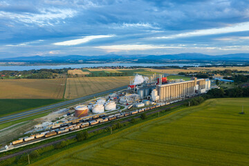 Methanol and ethanol factory. Polish producer of methanol and ethanol produced from corn grain. The...
