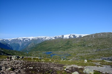 landscape with sky and clouds