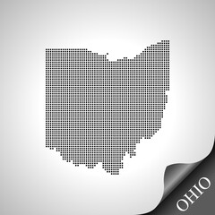 Fototapeta na wymiar map of Ohio