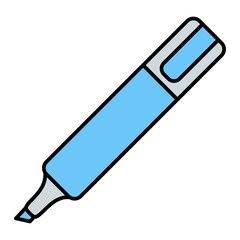 Vector Marker Filled Outline Icon Design