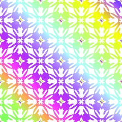 Tafelkleed abstract background with colorful patterns. ornament for wallpapers and backgrounds.festive pattern.  © t2k4