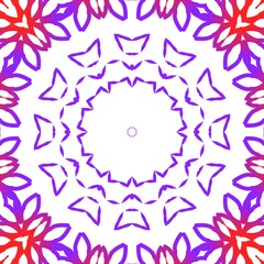 Floral pattern design for decoration.