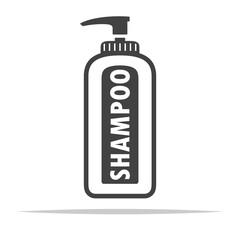 Shampoo bottle icon vector isolated