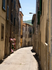 Italia, Toscana, Grosseto, Monte Amiata, il paese di Castel del Piano.